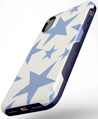 Vista 110 de Casely Funda para iPhone Xs Max Funda con estampado de festival (solo buenas vibraciones)