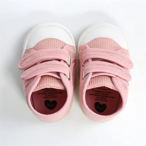 Vista 5 de COSANKIM Zapatos deportivos para bebé niño y niña, zapatos de tobillo altos, antideslizantes, suela suave, zapatos de cuna para niños pequeños