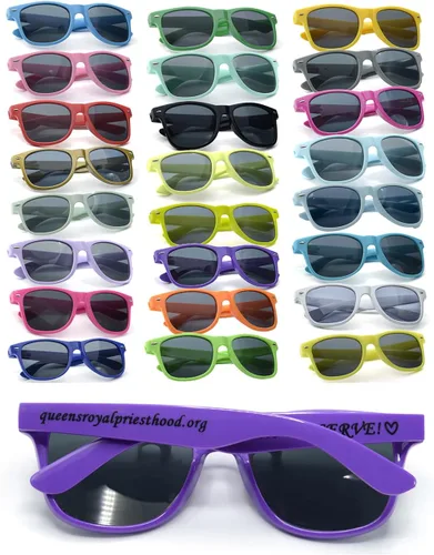 Vista 11 de Gafas de sol de fiesta personalizadas, regalos de boda a granel, regalos para invitados, cumpleaños, licenciatura, graduación, novia, novia, Mezclado