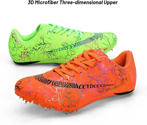 Vista 2 de Zapatos de atletismo para hombre y mujer, tenis de carreras para saltar Sprint, zapatos deportivos profesionales para correr
