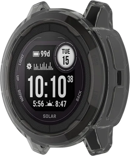 Vista 6 de TenCloud Funda protectora para Garmin Instinct 2 1.772 in Solar Smartwatch, antiarañazos, TPU antiarañazos, compatible con Garmin Instinct 2 Solar