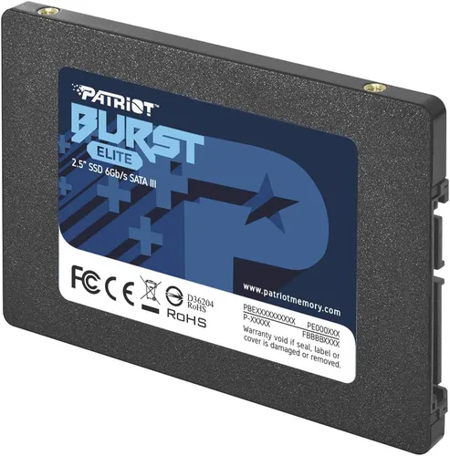 Vista 2 de Patriot Burst Elite 120GB SSD interno - SATA 3 2.5" - Unidad de estado sólido - PBE120GS25SSDR