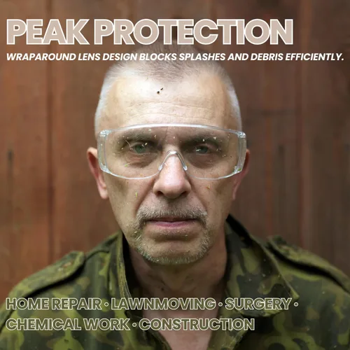 Vista 6 de Ansi Z87.1 Ansi Z87.1 - Gafas de seguridad antivaho para hombres y mujeres, gafas de laboratorio resistentes a arañazos e impactos, gafas