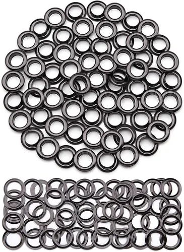 Vista 20 de SEMINI 800 Sets 4 Colors 6mm Grommet Eyelet Kit with Install Tool Kit