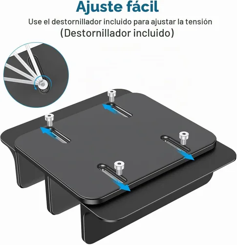 Vista 5 de OMOTON Soporte vertical para computadora portátil [versión doble actualizada], soporte de escritorio de aluminio para Mac Book con base ajustable