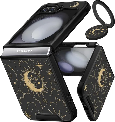 Vista 77 de Funermei para Samsung Galaxy Z Flip 4 Funda - Funda de Teléfono Bonita para Mujeres y Niñas con Mariposas Bonita Estética Femenina Diseño