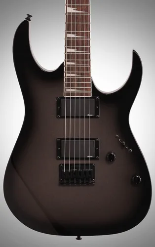 Vista 7 de Guitarra eléctrica Ibanez GRG121DX Serie Gio , Rayo de sol