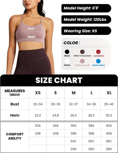 Vista 6 de AVGO Sujetador deportivo con espalda en Y para mujer