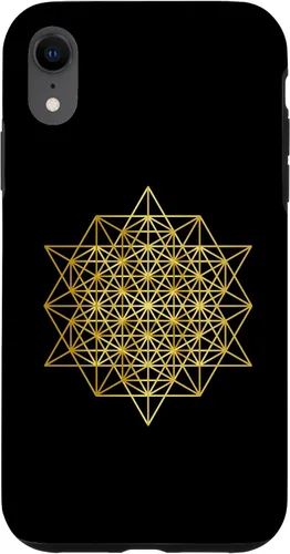 Vista 8 de Funda de yoga espiritual Yantra para iPhone 15 Geometría Sagrada La Rejilla de la Vida
