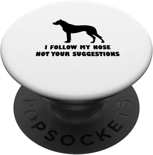Vista 6 de Dogo Argentino i follow my nose not your suggestions PopSockets MagSafe PopGrip for iPhone
