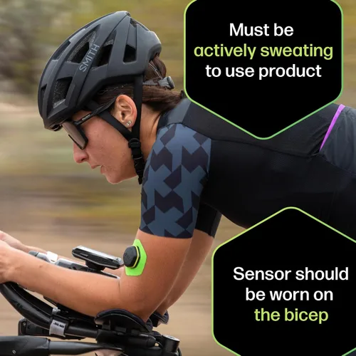 Vista 3 de Nix Kit de inicio de biosensor de hidratación: sensor de sudor portátil rastrea la pérdida de líquidos, alertas en tiempo real, cápsula