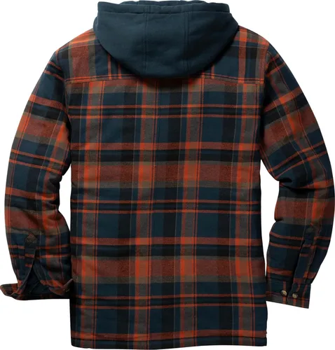 Vista 5 de Legendary Whitetails - Chaqueta Maplewood tipo camisa con capucha para hombre Cuadros de bisonte antiguo