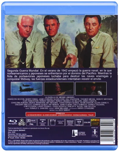 Vista 2 de Midway (1976) Blu-Ray, Reg.ABC Import - Spain