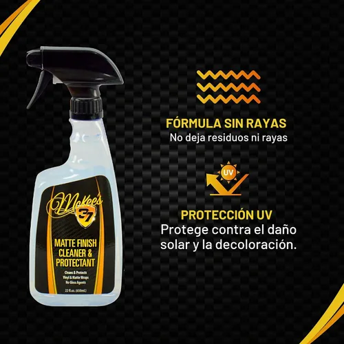 Vista 3 de McKee's 37 - Limpiador y protector de acabado mate Limpiador de pintura mate seguro para envolturas de vinilo, PPF - Brillo sin rayas, sin