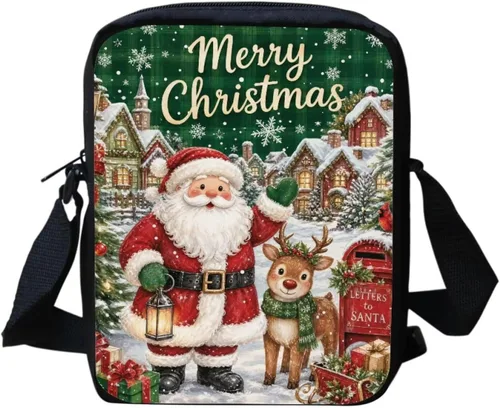 Vista 49 de HUGS IDEA Animales Cara Pequeña Crossbody Bolsos Bolso De Hombro Bandera estadounidense