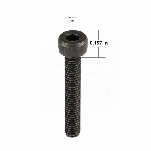 Vista 3 de CAMVATE Paquete de tornillos roscados M4 de tres tipos (15 piezas, M4X8mm, M4X10mm, M4X22mm) - 1955