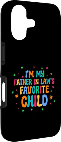 Vista 3 de Favorite Child Joke Humor, Father in Laws Parent Men Gifts Case for iPhone 17