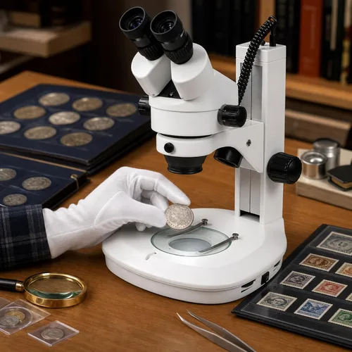 Vista 6 de Microscopio estéreo con zoom binocular VS-2EZ, ocular de campo ancho 10x, rango de zoom de 0.7X—4.5X, rango de aumento de 3.5X—90x, lente auxiliar
