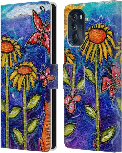 Vista 9 de Head Case Designs Officially Licensed Wyanne Half Light Nature 2 Leather Book Wallet Case Cover Compatible with Motorola Moto G (2022)