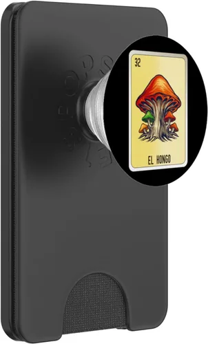 Vista 8 de El Hongo Mexican Slang Chicano Bingo Cards PopSockets Adhesive PopGrip