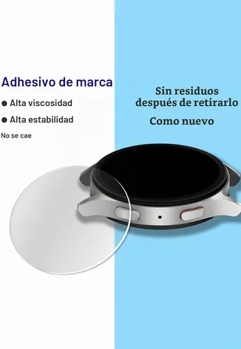 Vista 7 de iDaPro Protector de pantalla para Samsung Galaxy Watch 4 Classic de 1.654 pulgadas. 【1.654 pulgadas es tamaño de la esfera, no es protector