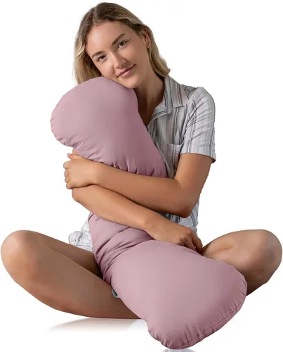 Vista 9 de SleepCloud Almohada corporal con peso de 6.5 libras, cubierta de Tencel