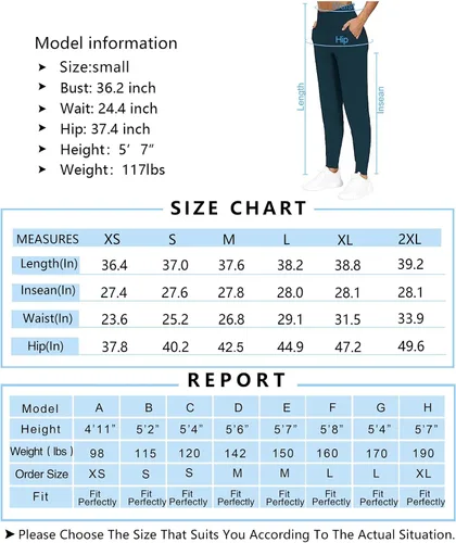 Vista 7 de THE GYM PEOPLE - Pantalones deportivos ajustados para mujer, ligeros, para entrenamiento, yoga, correr y descanso