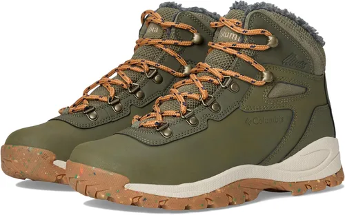 Vista 9 de Columbia Women's Newton Ridge Waterproof Omni-Heat II Insulated Hiking Boots Gris oscuro/Remolacha