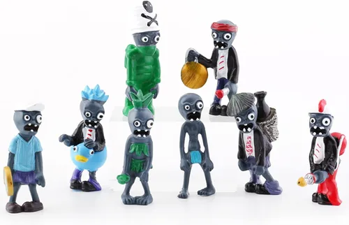 Vista 2 de JHESAO Juego de 17 juguetes de plantas PVZ, figuras de la serie Zombies PVZ, juguetes de PVC de felpa, gran regalo para niños y fanáticos