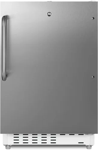 Vista 9 de Summit Appliance ALRF48CSS Refrigerador-congelador integrado de 20 pulgadas de ancho, compatible con ADA, estantes ajustables, capacidad de 2.68