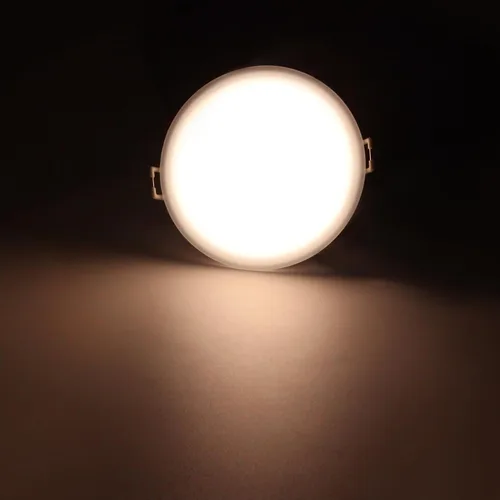 Vista 9 de Lámpara de techo empotrable LED de 12 voltios, luz de disco de 3 pulgadas, regulable 4 W 3500 K blanco cálido, luz interior de montaje empotrado Luz