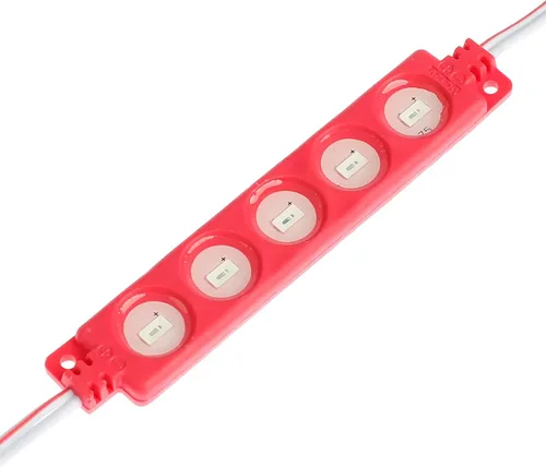 Vista 4 de Q QINGCHEN DC12V - Módulo LED de inyección blanca cálida de 1.2 W, luz trasera decorativa impermeable para letreros de letras publicitarias