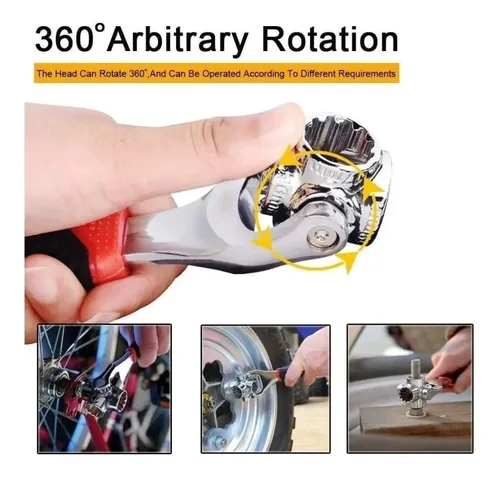 Vista 2 de Llave Universal 48 en 1 llave de vaso multifunción