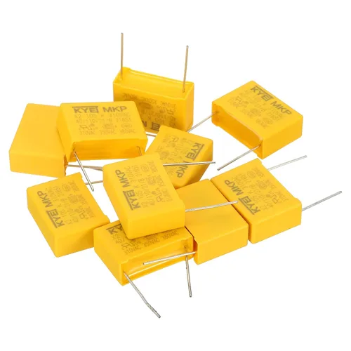 Vista 6 de PATIKIL Condensadores de seguridad, paquete de 10 unidades 0.68uF AC 310V 0.886 in Pin Pitch 1.063x0.669x0.354 in Kit surtido de condensadores