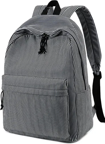 Vista 24 de BTOOP Mochila escolar para adolescentes, mochila grande de pana ligera, para niñas, niños, casual, escuela secundaria, universidad, Mochilas Daypack