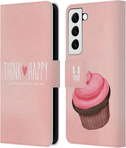 Vista 385 de Head Case Designs Assortment Cupcakes Happiness Leather Wallet Case Compatible with Samsung Galaxy A07 4G Surtido