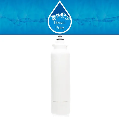 Vista 2 de Paquete de 2 filtros de agua de repuesto para refrigerador LG LSC22991ST, compatible con LG LT800P, ADQ73613401 cartucho de filtro de agua