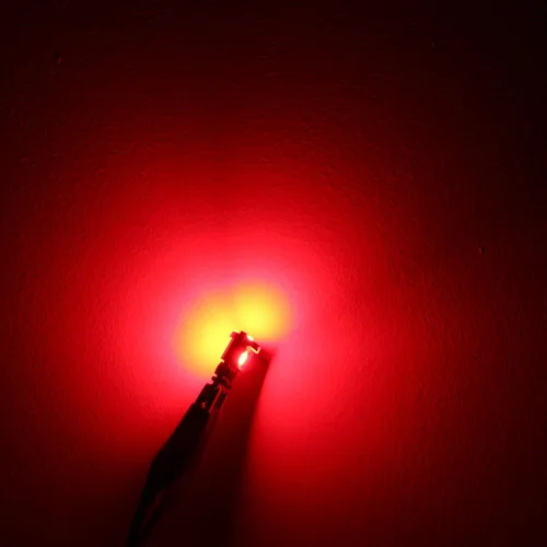 Vista 3 de Alla Lighting Bombillas LED 168 194 T10 rojo súper brillante 175 2825 W5W 192 2821 ZS SMD 12V luces interiores para automóviles, camiones mapa