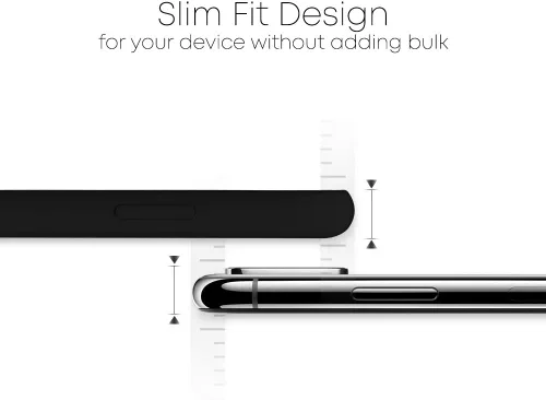 Vista 4 de GOOSPERY Funda de silicona líquida para Apple iPhone 11 Pro (5.8 pulgadas) Jelly Rubber Bumper Case con forro de microfibra suave (negro)