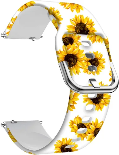 Vista 11 de Correa de silicona universal de repuesto para reloj, 25/32 pulgadas, correas suaves compatibles con reloj Gizmo/Samsung Galaxy Watch Active/1.65
