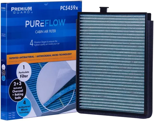 Vista 3 de Filtro de aire de cabina PUREFLOW PC5459X Compatible con Honda Pilot 3.5L 2003-2008; Odyssey 3.5L 1999-2004