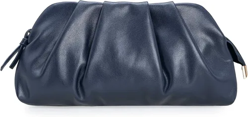 Vista 19 de CHARMING TAILOR Bolso tipo sobre elegante de cuero vegano suave con pliegues de PU para mujer Soft PU leather