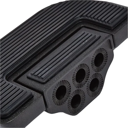 Vista 3 de Kuryakyn 4357 Componente de Control de Pie para Motocicleta: Plataformas Plegables Estriadas para Estriberas de Conductor o Pasajero, Negro Rugoso