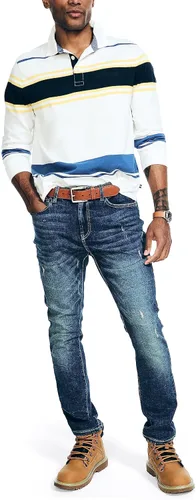 Vista 4 de Nautica Polo de rugby de manga larga para hombre