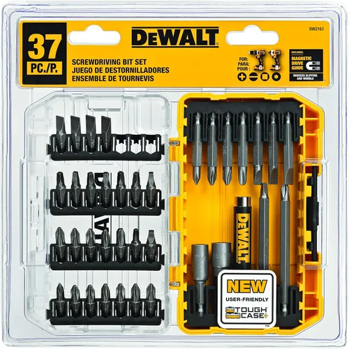 Vista 4 de DEWALT DW2163 - Juego de destornilladores de 37 piezas con funda resistente