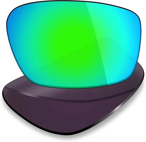 Vista 3 de mryok 4pares polarizadas lentes de repuesto para Oakley straightlinkanteojos de sol Stealth negrorojo fuegoazul hieloverde esmeralda