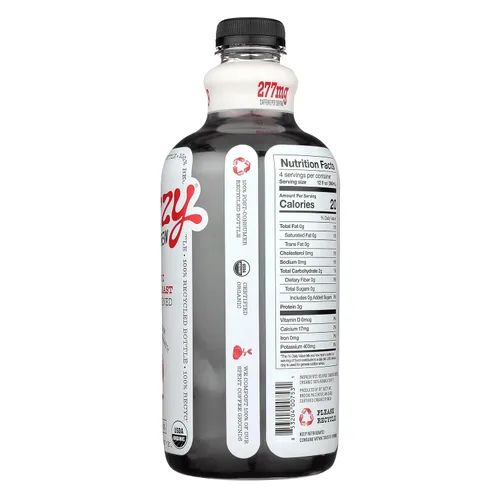 Vista 7 de Bizzy Cold Brew Café orgánico sin azúcar, 48 onzas, rojo, tostado medio, 48 onzas líquidas