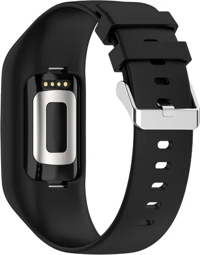 Vista 4 de Correa compatible con Fitbit-Charge-5/4/3, correa de silicona suave lavable de una sola pieza para reloj deportivo de repuesto para rastreador