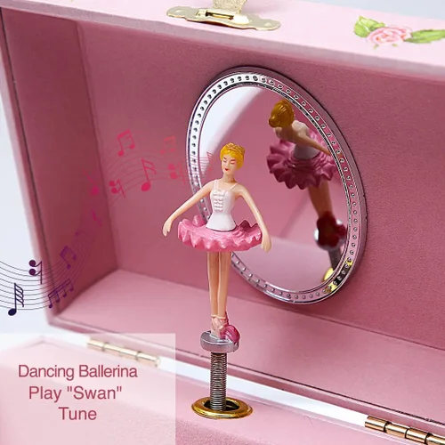 Vista 5 de ENCHANTMINTS Bailarinas Musical caja de joyería