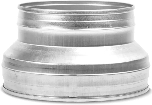 Vista 14 de Repa Market Reductor/aumentador de conductos de acero galvanizado de 8 a 4 pulgadas - Adaptador de tubo de ventilación redondo HVAC y sistemas